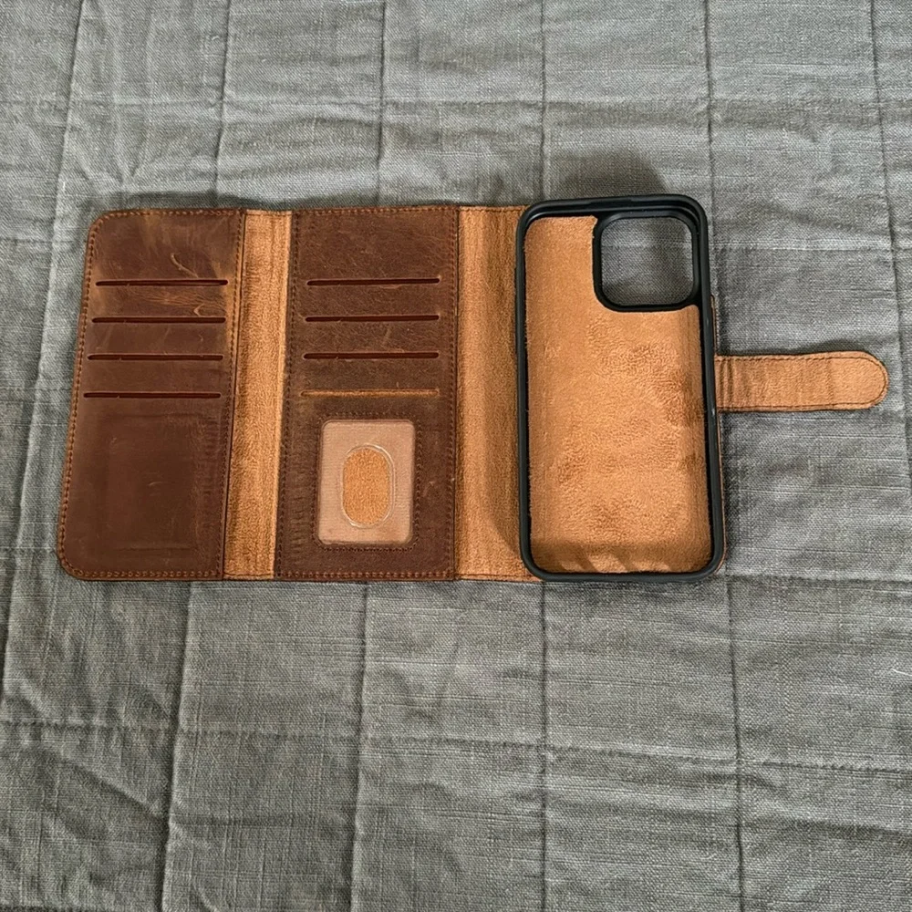 Leather cover iPhone 15 Pro Max